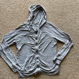 Zella gray light zip